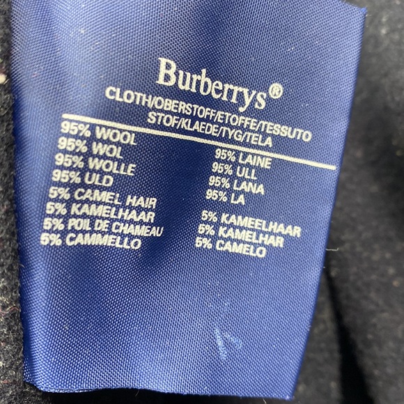 Vintage Burberry khaki green trench coat w/removable wool liner and belt XL - Picture 7 of 15